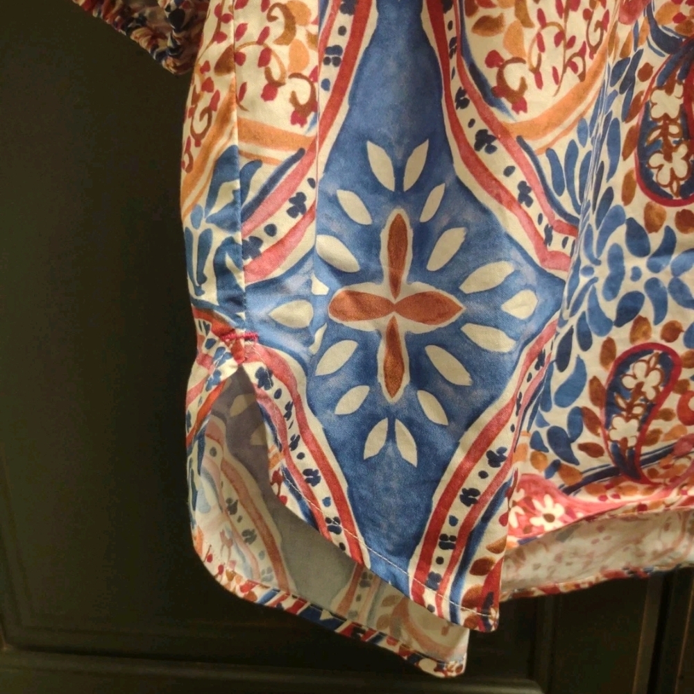 Xirena Multicolor Patterned Blouse - image 7